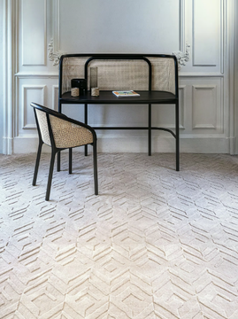 LOZENGE ICEBERG - Rectangular handmade wool rug by Edition Bougainville - view 3